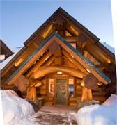 Colorado Log Home Entry